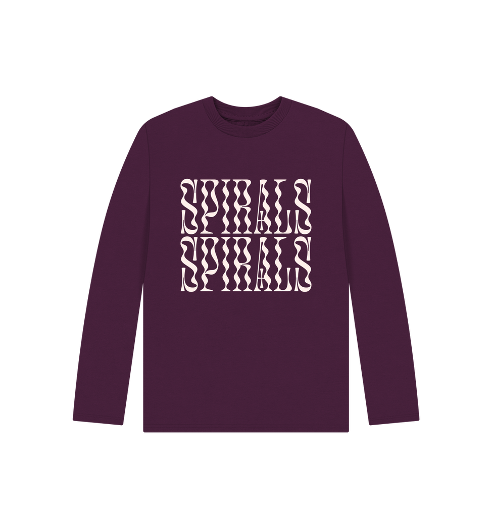 Purple Printed Kids T-Shirt