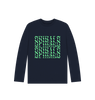 Navy Blue Printed Kids T-Shirt